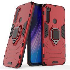 Защитный чехол Strong Guard Ring для Xiaomi Redmi Note 8 / Note 8 2021 Красный