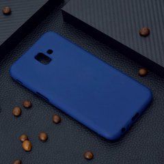 Защитный чехол TPU Matte для Samsung J610 Galaxy J6 Plus 2018 Синий