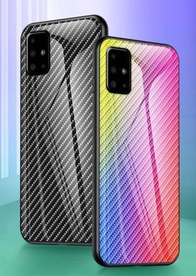 Защитный чехол Knitin Carbon для Samsung A515F Galaxy A51 2020 Синий