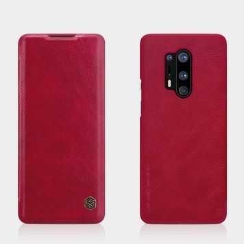 Чехол-книжка Nillkin Qin для OnePlus 8 Pro Красный