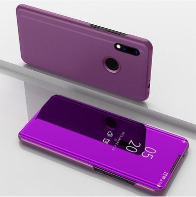 Чехол-книжка Clear View Mirror для Xiaomi Redmi Note 7 Pro Фиолетовый