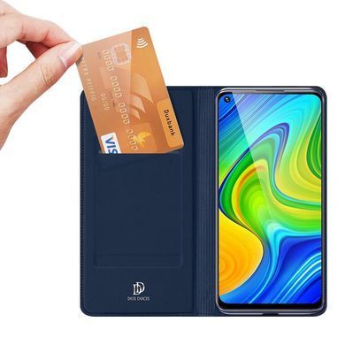 Чехол-книжка Dux Ducis для Xiaomi Redmi Note 9 / Redmi 10X Синий