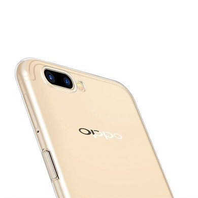 TPU чехол Strong Clear 0,5mm для Oppo A5 2018 / A3S / AX5 Прозрачный
