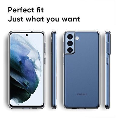 TPU чехол Strong Clear 0,5mm для Samsung Galaxy S21 FE Прозрачный