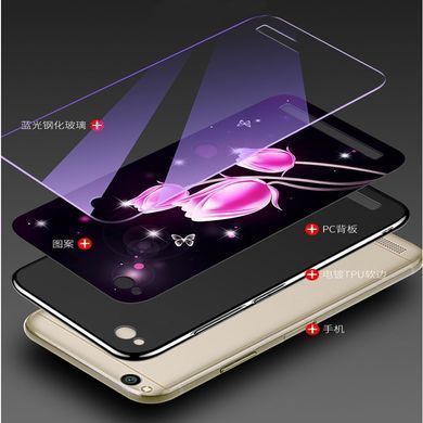 Захисний чохол Fantasy з глянцевими торцями для Xiaomi Redmi 5A (цвітіння) Фіолетовий