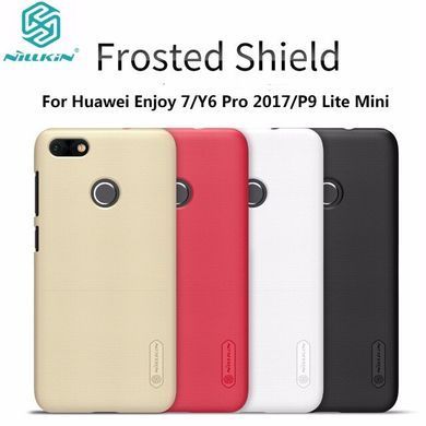 Защитный чехол Nillkin Frosted Shield для Huawei Nova Lite 2017 / Y6 Pro 2017 / P9 Lite Mini Золотистый