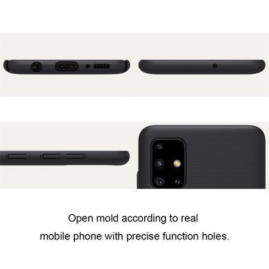 Защитный чехол Nillkin Frosted Shield для Samsung A515F Galaxy A51 2020 Черный
