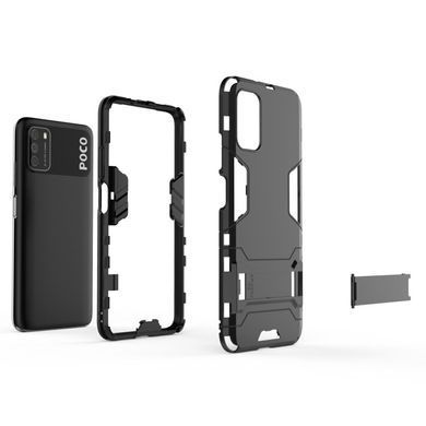 Защитный чехол Strong Guard для Xiaomi Poco M3 Черный