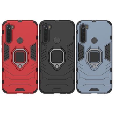 Защитный чехол Strong Guard Ring для Xiaomi Redmi Note 8 / Note 8 2021 Красный