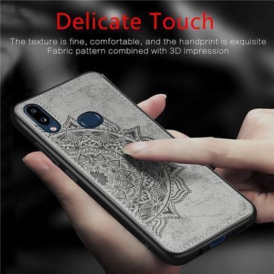 Захисний чохол Textile Decor для Samsung A107F Galaxy A10S / M017F Galaxy M01s Сірий