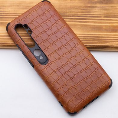 Защитный чехол TPU Croco для Xiaomi Mi Note 10 / Mi Note 10 Pro / Mi CC9 Pro Коричневый