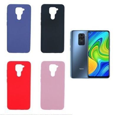 Защитный чехол TPU Matte для Xiaomi Redmi Note 9 / Redmi 10X Голубой