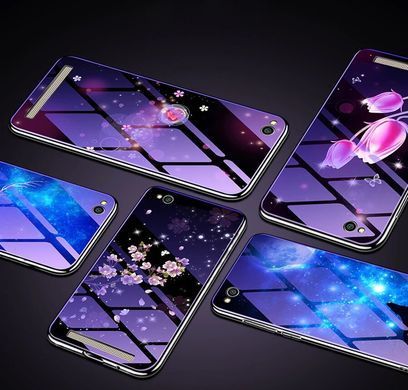 Захисний чохол Fantasy з глянцевими торцями для Xiaomi Redmi 5A (цвітіння) Фіолетовий