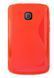 Чохол TPU S-line для LG E410 / E420 Optimus L1 II Червоний