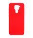 Защитный чехол TPU Matte для Xiaomi Redmi Note 9 / Redmi 10X Красный