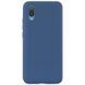 Защитный чехол Liquid Case Full Cover для Samsung A022F Galaxy A02 Синий