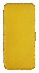 Чехол из натуральной кожи Genuine Leather Book для OnePlus 7 Pro (без функции подставки) Желтый