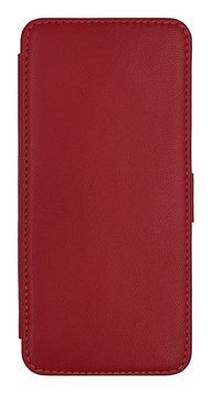 Чехол из натуральной кожи Genuine Leather Book для Xiaomi Redmi 4 (без функции подставки) Красный