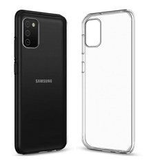 TPU чохол Strong Clear 0,5mm для Samsung A037F Galaxy A03s Прозорий