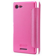 Чохол-книжка Nillkin Sparkle для Sony Xperia E3 Рожевий