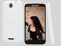Чехол TPU S-line для Lenovo A750 Белый