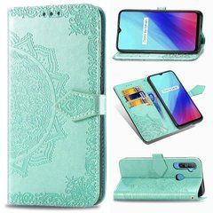 Чохол-книжка Art Book для Realme C3 Бірюзовий