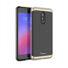 Ударопрочный чехол iPaky TPU+PC для Meizu M6 Черный / Золотистый