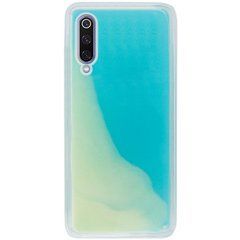 Захисний чохол Neon с песком для Xiaomi Mi9 Блакитний