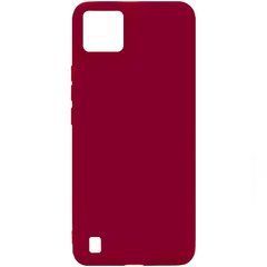 Защитный чехол TPU Softon для Realme C11 2021 / C20 Бордовый