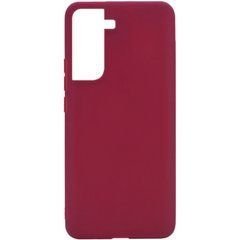 Защитный чехол TPU Softon для Samsung Galaxy S21 FE Бордовый