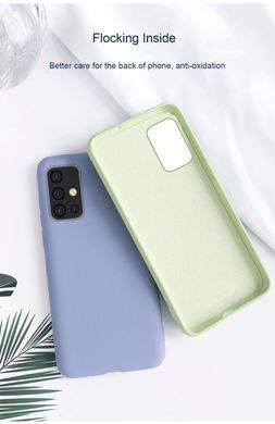 Захисний чохол Liquid Case Full Cover для Samsung A415F Galaxy A41 Синій