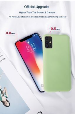 Захисний чохол Liquid Case Full Cover для Samsung A415F Galaxy A41 Синій