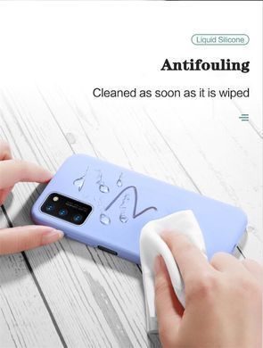Захисний чохол Liquid Case Full Cover для Samsung A415F Galaxy A41 Синій