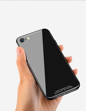 Захисний чохол Glass для iPhone 7 / iPhone 8 / SE 2020 (4.7") Чорний