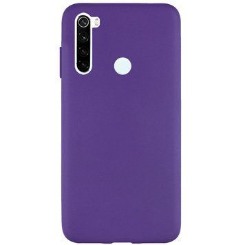 Защитный чехол TPU Softon для Xiaomi Redmi Note 8 / Note 8 2021 Фиолетовый