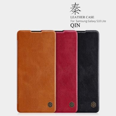 Чохол-книжка Nillkin Qin для Samsung G770F Galaxy S10 Lite Чорний