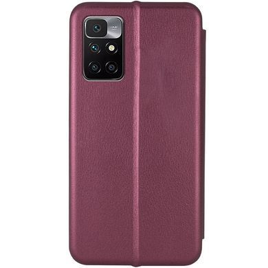 Чехол-книжка Protective для Xiaomi Redmi 10 Бордовый