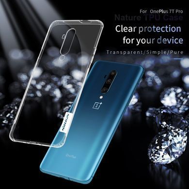 TPU чохол Nillkin Nature для OnePlus 7T Pro Прозорий