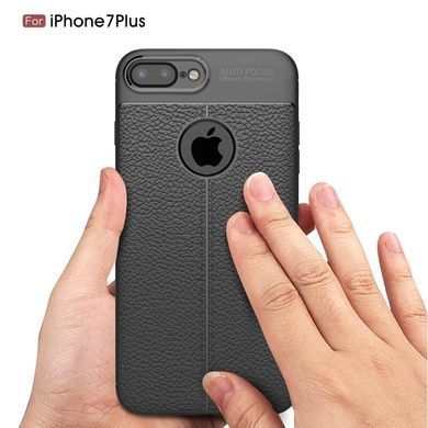 Захисний чохол Leather для iPhone 7 Plus / iPhone 8 plus Синій