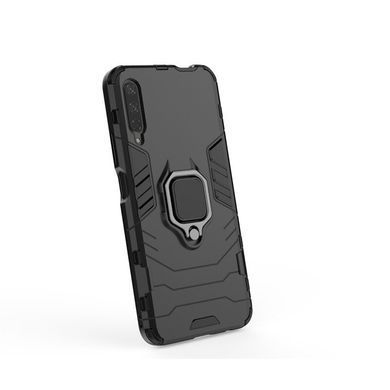 Защитный чехол Strong Guard Ring для Huawei Honor 9X / Honor 9X Pro (без выреза под сканер) Черный