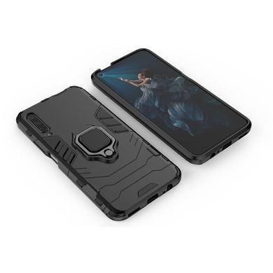 Защитный чехол Strong Guard Ring для Huawei Honor 9X / Honor 9X Pro (без выреза под сканер) Черный