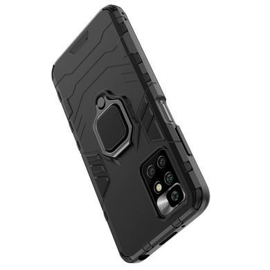 Захисний чохол Strong Guard Ring для Xiaomi Redmi 10 Чорний