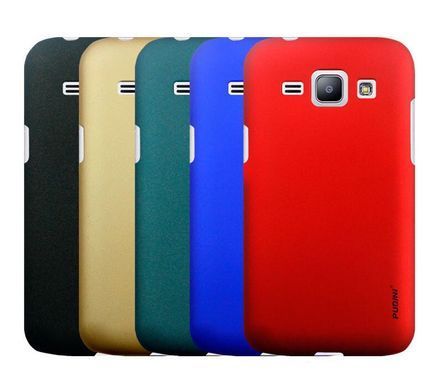 Защитный чехол Pudini Rubber для Samsung J100H Galaxy J1 Синий