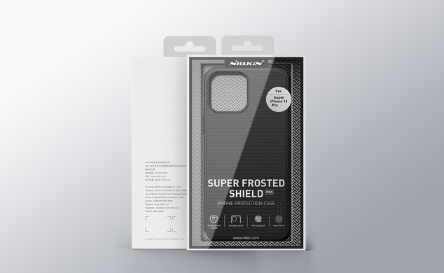 Защитный чехол Nillkin Frosted Shield для iPhone 13 Pro (6.1") Черный