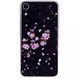 Защитный чехол Fantasy с глянцевыми торцами для iPhone XR (цветение) Фиолетовый