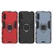 Защитный чехол Strong Guard Ring для Huawei Honor 9X / Honor 9X Pro (без выреза под сканер) Черный