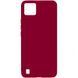 Защитный чехол TPU Softon для Realme C11 2021 / C20 Бордовый