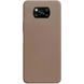 Захисний чохол TPU Softon для Xiaomi Poco X3 / X3 NFC / X3 Pro Коричневий