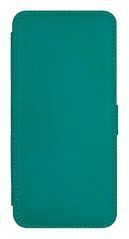 Чехол из натуральной кожи Genuine Leather Book для OnePlus 7 Pro (без функции подставки) Бирюзовый