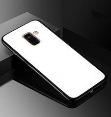 Защитный чехол Glass для Samsung J600 Galaxy J6 2018 Белый